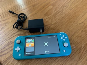 Nintendo Switch Lite Turquoise HDH-001 32GB Handheld Video Game Console - Picture 1 of 5