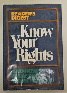 Reader's Digest Know Your Rights Book 1995 & How to Make Them Work For You SE - Picture 1 of 4