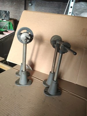 Antique 70mm & 35mm Motion Picture Professional Film Rewinds 1/2" Shafts Movies  - Image 1 of 4