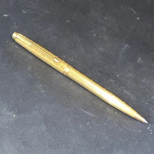 MYTHIQUE STYLO BILLE DE PRESTIGE PARKER 75 PLAQUE OR MOTIFS PERLES K416 - Foto 1 di 3