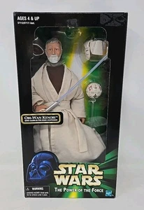 STAR WARS OBI WAN KENOBI 12” Power Of The Force FIGURE 1998 Vintage NEW SEALED - Picture 1 of 6