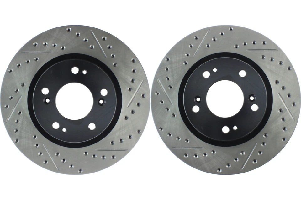 Front PAIR Stoptech Disc Brake Rotor for 2004-2009 Mitsubishi Galant (45696) - Image 1 of 4