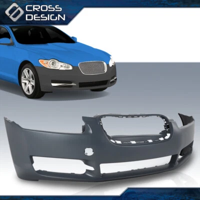 Capa de para-choque para 09 2010 2011 Jaguar XF 8 cilindros motor dianteiro pintura plástica para combinar - Imagem 1 de 4