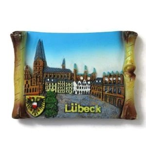 Lübeck 3D Resin souvenir Refrigerator Magnet  - Picture 1 of 3
