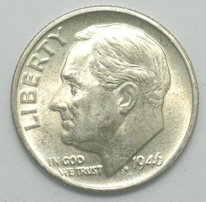 1946-S/S/S/S ROOSEVELT SILVER DIME RPM #1 DDR-001 FS-501 RPM-001 RARE - Picture 1 of 5