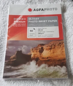 AgfaPhoto AP24050A4 - Photo Glossy Inkjet Paper - 50 sheets DINA4  240 g/m - Picture 1 of 2