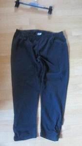C&A Gr. L  Leggings unten gerafft am Bein, Schwarz - Bild 1 von 6