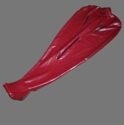 Latex Rubber Overall Full Catsuit Rot Sexy Cosplay Bodysuit Size XXL - Bild 1 von 4