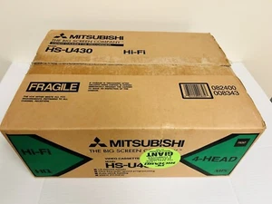 Mitsubishi HS-U430 VCR VHS Hi-Fi Recorder/Player 4-Head w/ Remote BRAND NEW NOS - Picture 1 of 8
