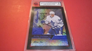 2016/17 Fleer Showcase Auston Matthews #21 Blue Ice 121/199 RC KSA 9 - Picture 1 of 6