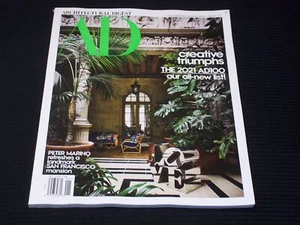 2021 JANUARY ARCHITECTURAL DIGEST MAGAZINE - PETER MARINO FRONT COVER - H 5535 - Picture 1 of 2