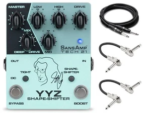 New Tech 21 YYZ Shape Shifter Geddy Lee Bass Guitar Effects Pedal - Picture 1 of 3