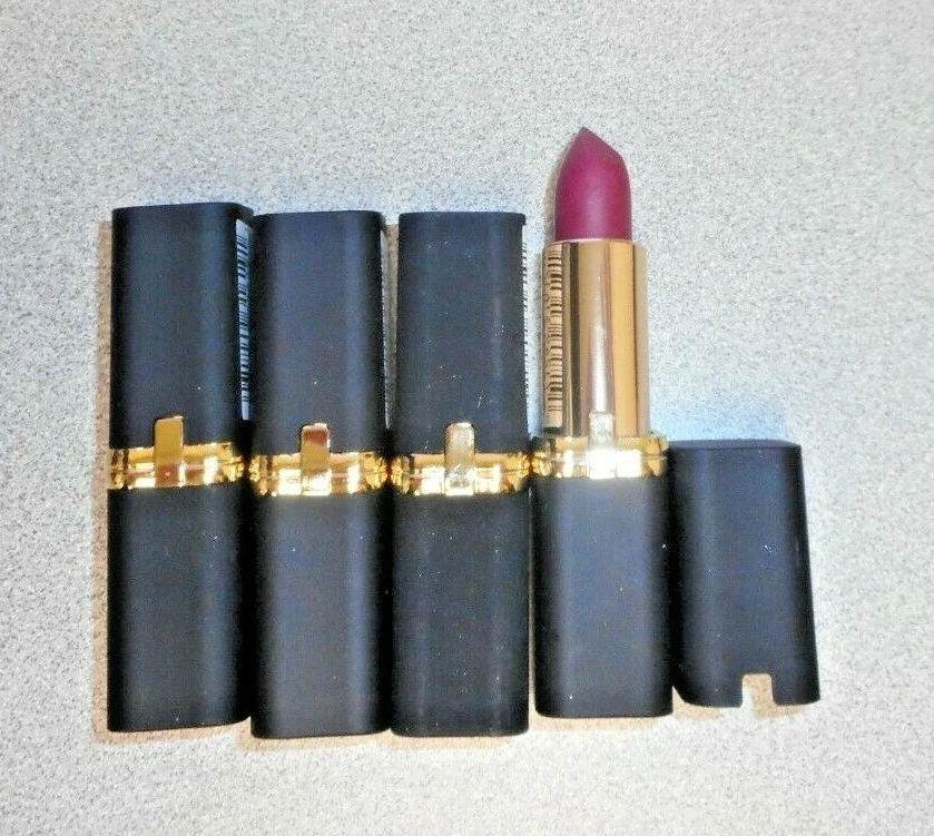 LOTE DE 4 LOREAL COLOR RICO LÁPIZ LABIAL 705 BERRY ROSA MATE 0,13 oz CADA UNO Foto 1 de 1