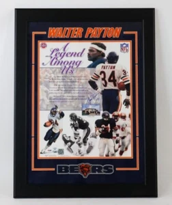 Autographed Walter Payton Chicago Bears 16x20 Deluxe Framed Photo PSA/DNA - Picture 1 of 4