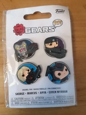 Gears Of War Pop! Juego de 4 prendedores exclusivo de caja edición Foto 1 de 2
