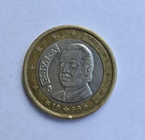 1 Euro Münze Coin Espana 1999 Fehlprägung SELTEN - Bild 1 von 2