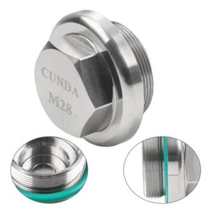 M28*1mm Engine Magnetic Oil Drain Plug Fit Aprilia VESPA PIAGGIO Silver - Picture 1 of 12