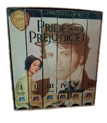 Pride and Prejudice (Mini-Series) (VHS, 1996, 6-Tape Set) - Image 1 of 2