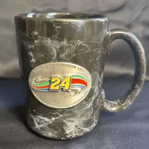 Jeff Gordon 1995-1997 Coffee Mug Black winston cup Champion New Old Stock VTG - Picture 1 of 7