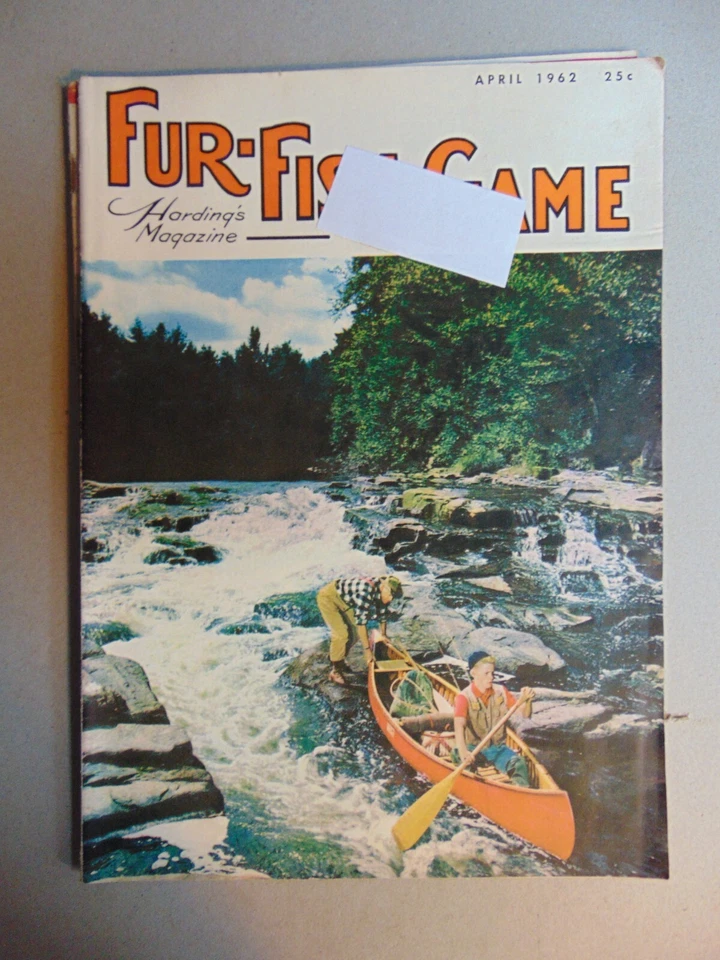 FUR-FISH-GAME Magazine April 1962 Bass Bonanza - Image 1 of 1