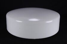 Vintage Large 12 3/8" Diameter White Milk Glass Globe Unique 9 7/8" Fitter