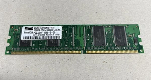 Promos 128MB DDR CL3 V826616J24SATG-C0 Memory New PC2700U-2533-0-C0 - Picture 1 of 3