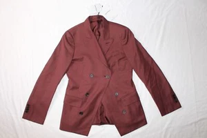 Neu mit Etikett Salvatore Ferragamo Herren Anzug Blazer Merlot Größe 40 - Bild 1 von 12