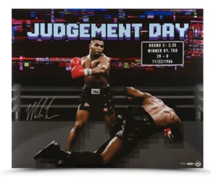 Mike Tyson Autographed "86 Young Champ" 24x20 Photo UDA LE 125 - Picture 1 of 3