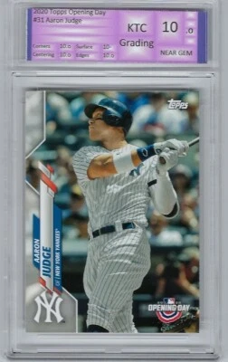 2020 Topps Opening Day #31 Aaron Judge Graded Near Gem - Image 1 of 2