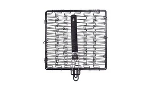 Mr. Bar-B-Q 06620Y Non Stick Flexible Basket with Folding Handle - Foto 1 di 2