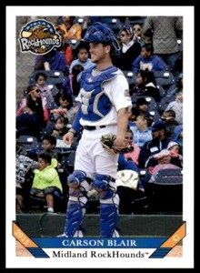 2015 Grandstand Midland RockHounds Carson Blair Midland Rockhounds #NNO
