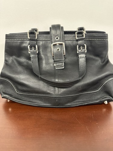 Borsa Coach donna in pelle nera E 0820 F12603