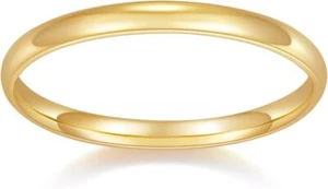 Gold Rings|Gold Rings for Women|Gold Band Ring Women|Thumb Rings for Women|Gold - Picture 1 of 4