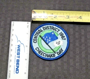 CENTRAL DISTRICT 1967 CHEECHAKO DAY Boy Scouts Patch New! Hard To Find! - Picture 1 of 2