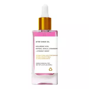 Truly Beauty Strawberry Vanilla After Shave Oil for Smooth Skin Post Shave 90ml - Picture 1 of 12
