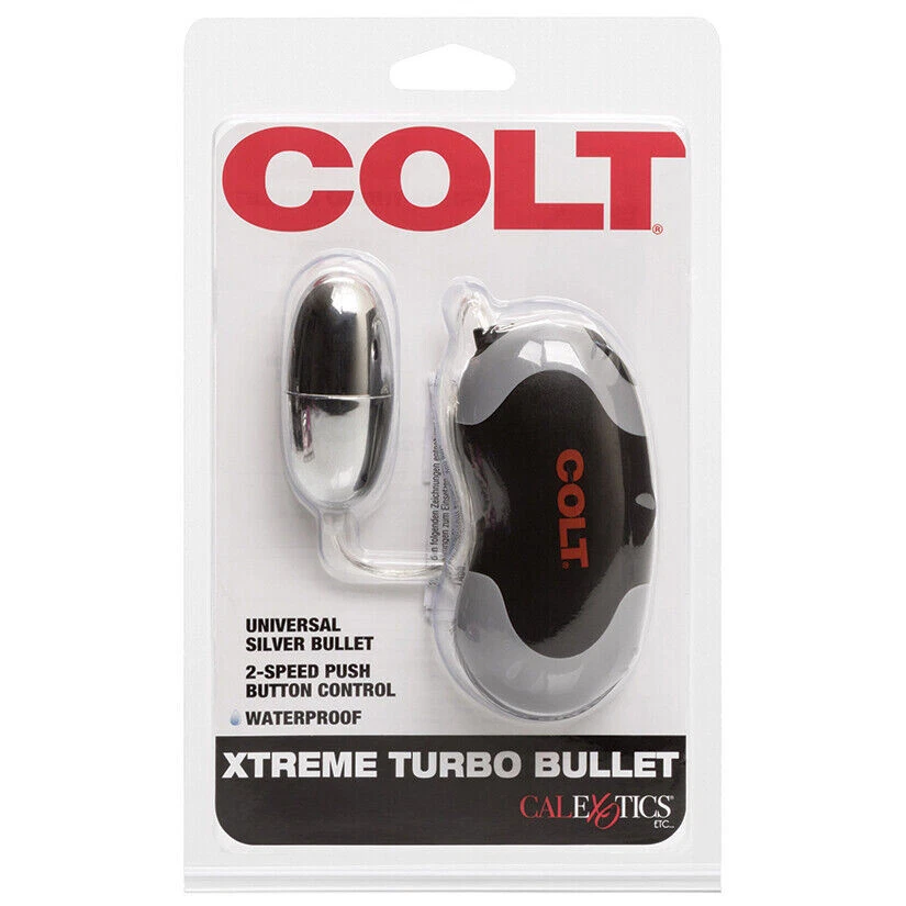 Colt Xtreme Turbo Plata - Huevo Bala Clítoris Ambiente Anal Vibrador Juguete Sexual Foto 1 de 4