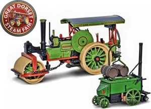 AVELING & PORTER ROAD ROLLER & COLEMAN FLAPPER TEERSTREUER - 1:76 DORSET FAIR - Bild 1 von 1
