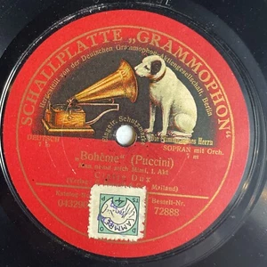 12" 78 RPM-Claire Dux-Boheme-Man nenut mich Mimi/Tosca/72888 - Imagen 1 de 4