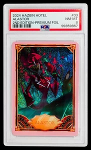 Hazbin Hotel 2nd Edition Foil Card - ALASTOR - PSA NM-MT 8 - Bild 1 von 2