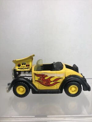 Buddy L Corp Hot Rod Roadster Convertible Yellow Flames 1:43 For Parts Or Repair - Image 1 of 4