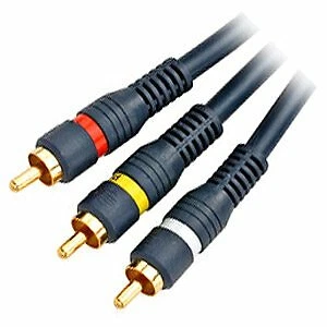 Steren 100-ft. 3-RCA to 3-RCA Composite Video/Audio Cable - Image 1 of 1