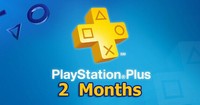 PSN PLUS 2 Month PS Plus PlayStation PS4-PS3 -Vita ( NO CODE )