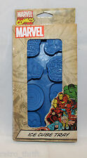 Marvel Comics Ice Cube Tray Mold Silicone Blue Loot Crate 8 Cubes Super Heros