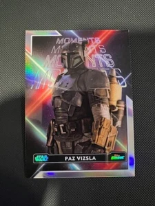 2023 Topps Finest Star Wars Paz Vizsla FM-12 REFRACTOR - Picture 1 of 2
