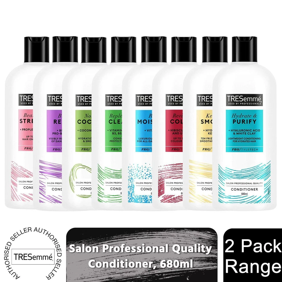 TRESemmé Conditioner Keratin Smooth yellow 680 ml (Pack of 1)