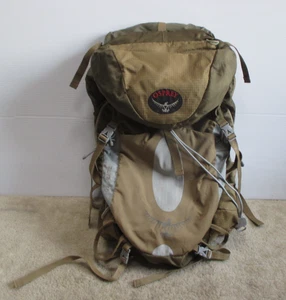 Osprey Aura 50 Cordura Air Speed Khaki Hiking Backpack Size Women's Medium - Picture 1 of 15