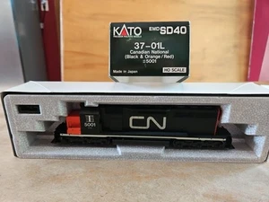 Locomotora Kato HO 37-01L Canadian National CN EMD SD40 #5001 NUEVA EN CAJA - Imagen 1 de 7
