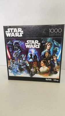 Star Wars Vintage Figures Collector's Buffalo Puzzle 1000 pcs Jigsaw  - Image 1 of 4