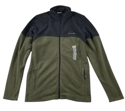 Chaqueta polar Columbia Basin Trail III cremallera completa para hombre talla pequeña verde nueva sin etiquetas Foto 1 de 4