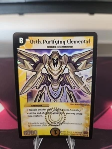 Duel Masters TCG Urth, Purifying Elemental Holo DM01 S2/S10 Super Rare LP - Picture 1 of 3